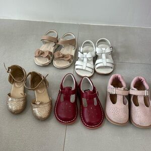 Girls shoes 5 pairs size 7